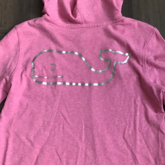 Girls vineyard vines long sleeve tee with hood - Picture 4 of 7